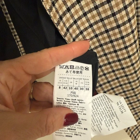 MaxMara wool blazer women’s size 8 - Picture 7 of 9